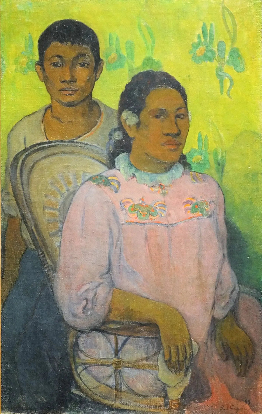 Ung Jente og Gutt - Paul Gauguin
