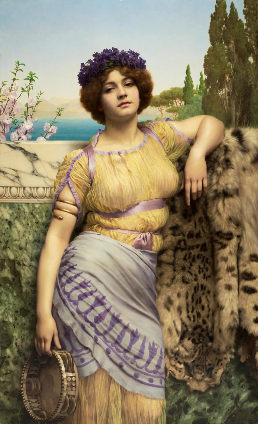 Ung jentioinsk danserinne - John William Godward