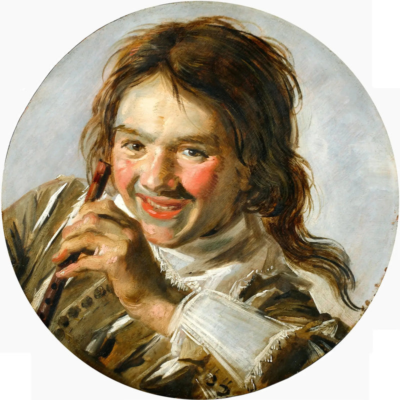 Ung gutt som ler med en fløyte - Frans Hals

Source:
Jeune garçon riant avec une flûte - Frans Hals