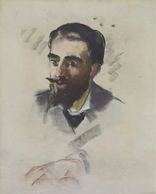 Ung mann med blond skjegg - Édouard Manet