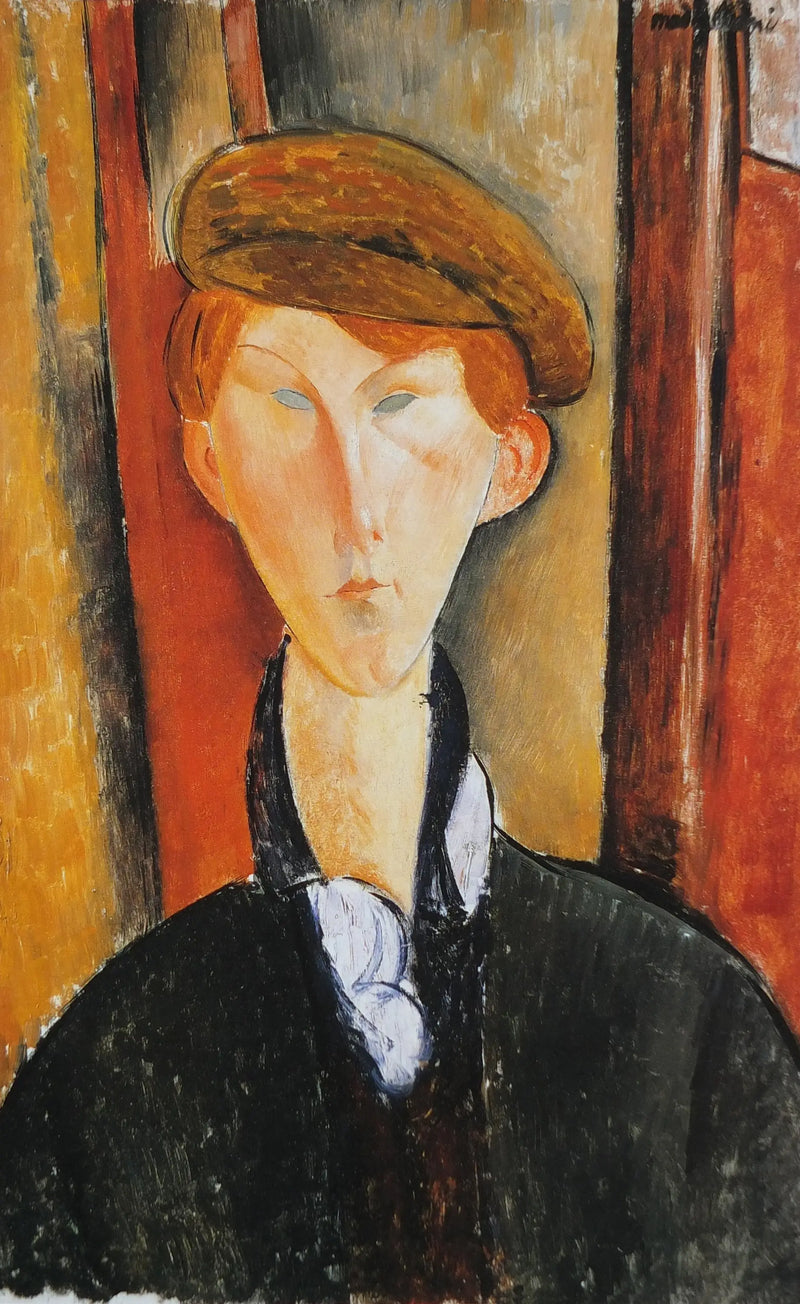 Ung mann med caps - Amedeo Modigliani