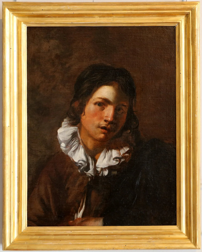 Ung mann med krage - Simon Vouet