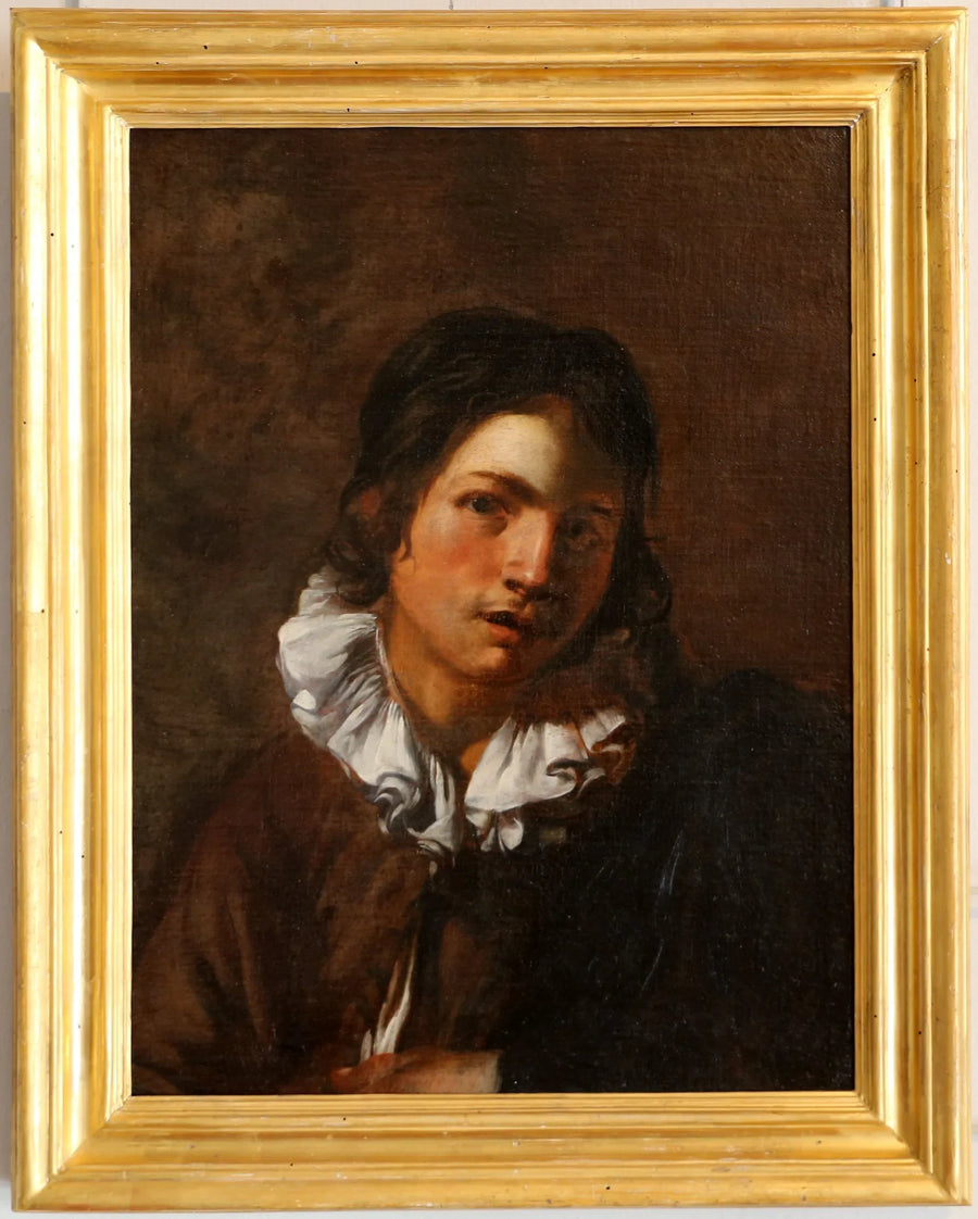 Ung mann med krage - Simon Vouet