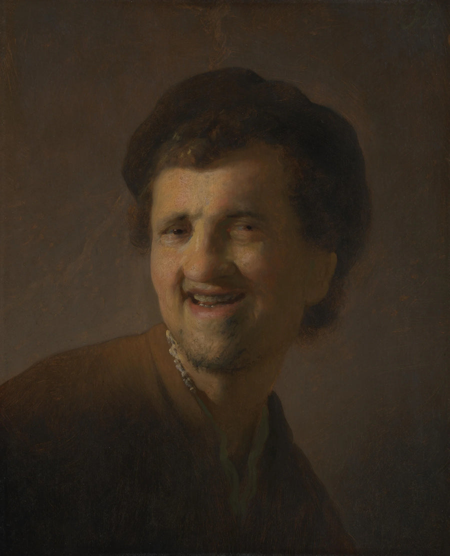 Buste av en leende ung mann - Rembrandt