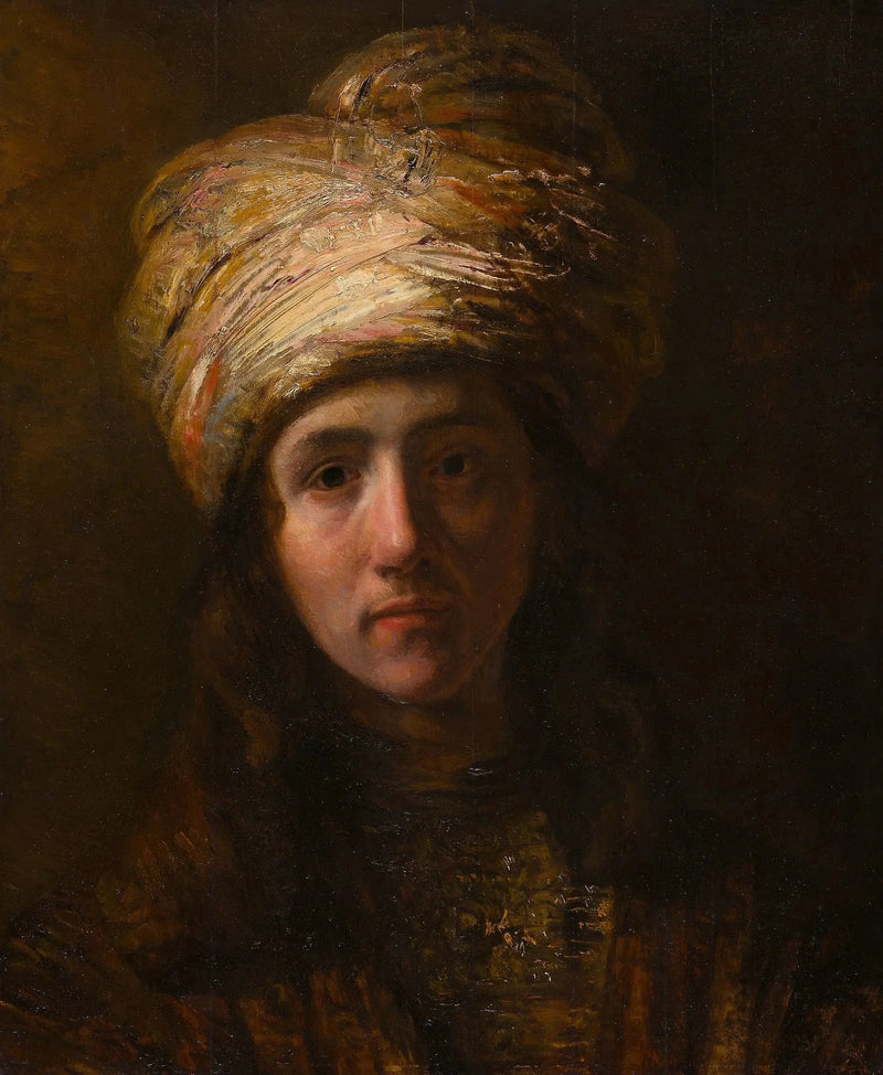 Ung mann med turban - Rembrandt