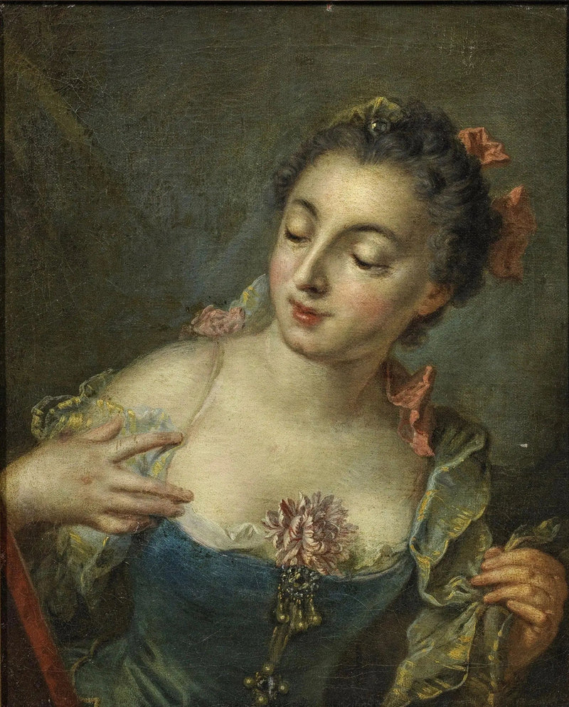 Ung Jente til venstre - François Boucher