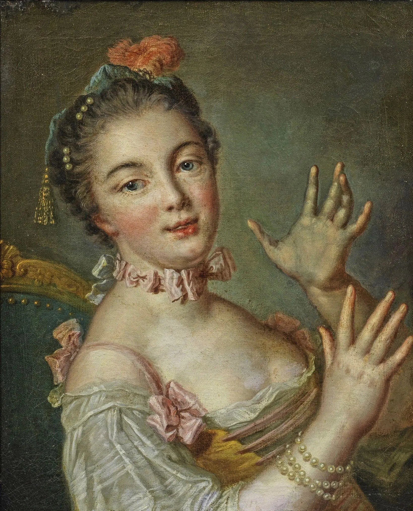 Jeune Mademoiselle - François Boucher - Alpha Reproduction