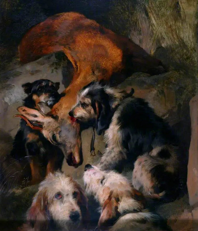Unge hjort og jakthunder - Edwin Henry Landseer

Source:
Jeunes chevreuils et chiens courants - Edwin Henry Landseer