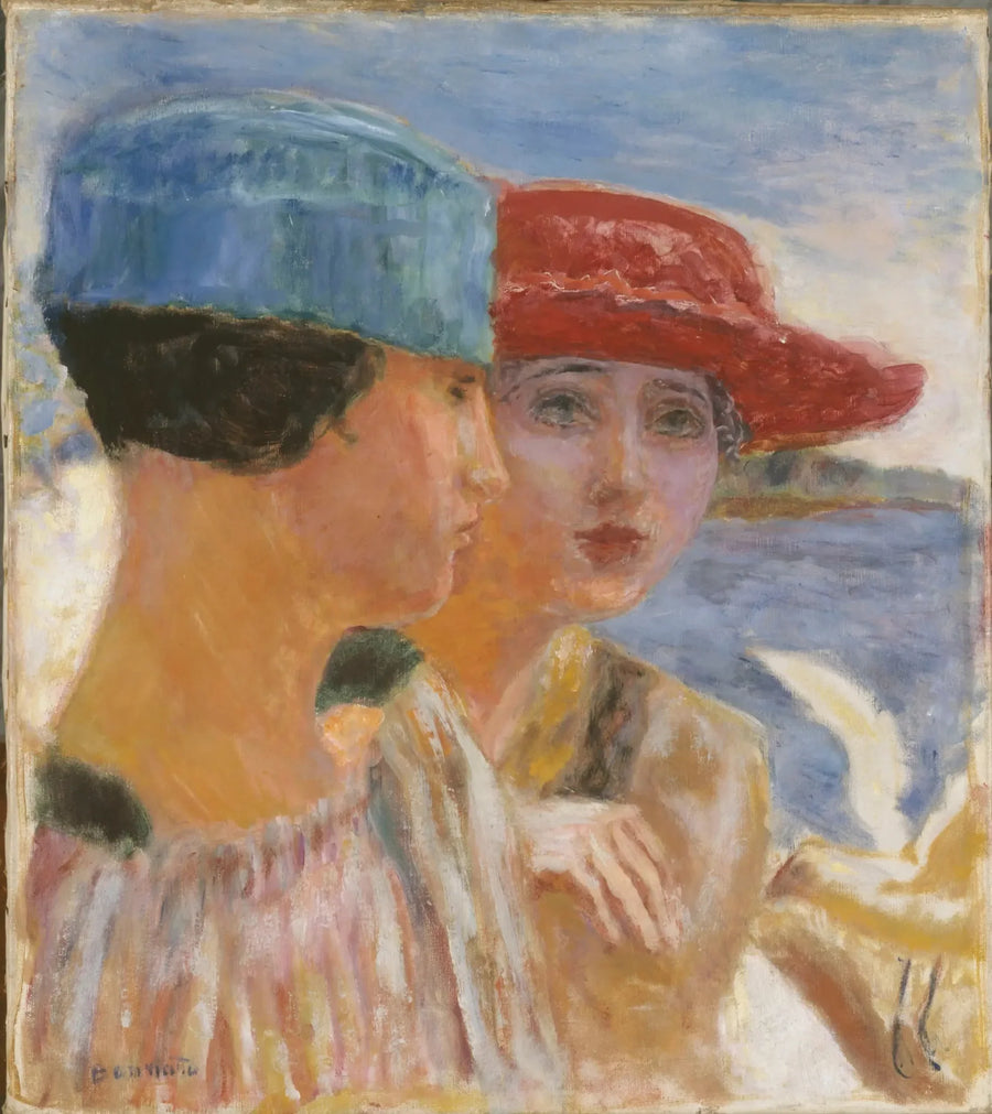 Ungdommer med måke - Pierre Bonnard