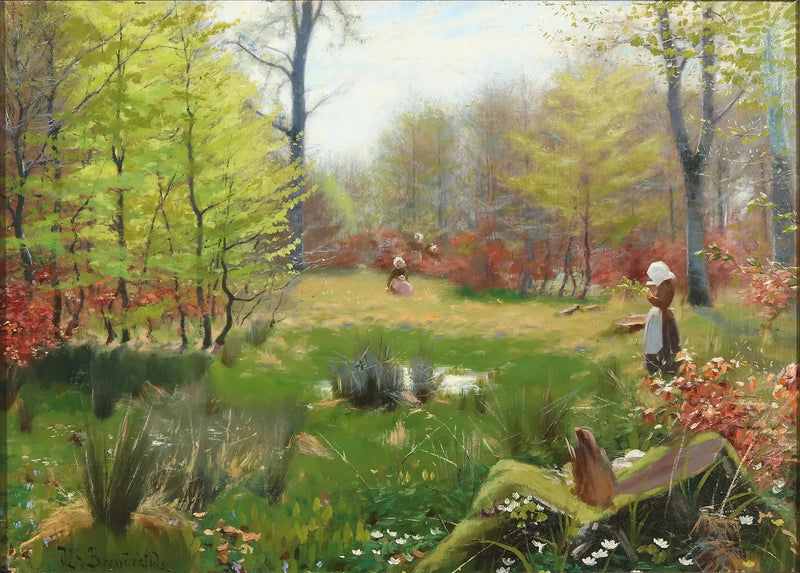 Jentene som plukker anemoner i en vårskog - H. A. Brendekilde

Source:
Jeunes filles cueillant des anémones dans une forêt printanière - H. A. Brendekilde