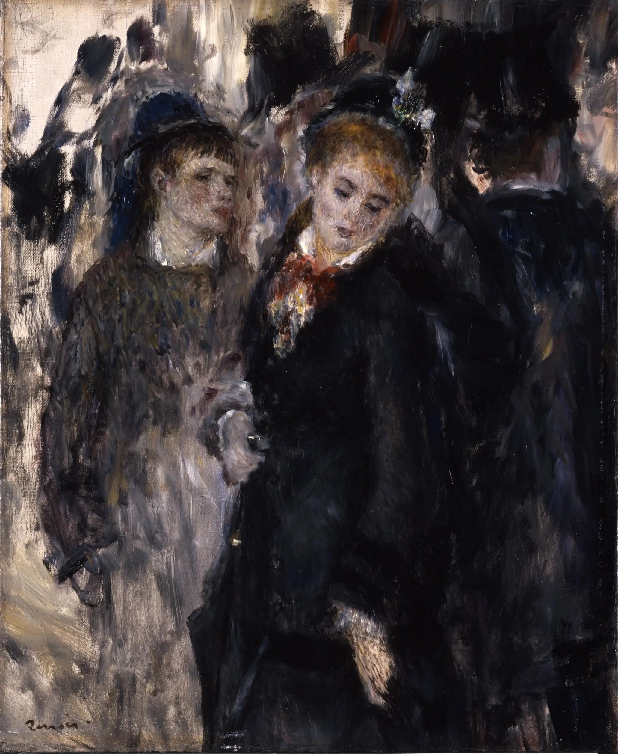 Jeunes filles - Pierre-Auguste Renoir image 1 copie de tableau peinte à la main
