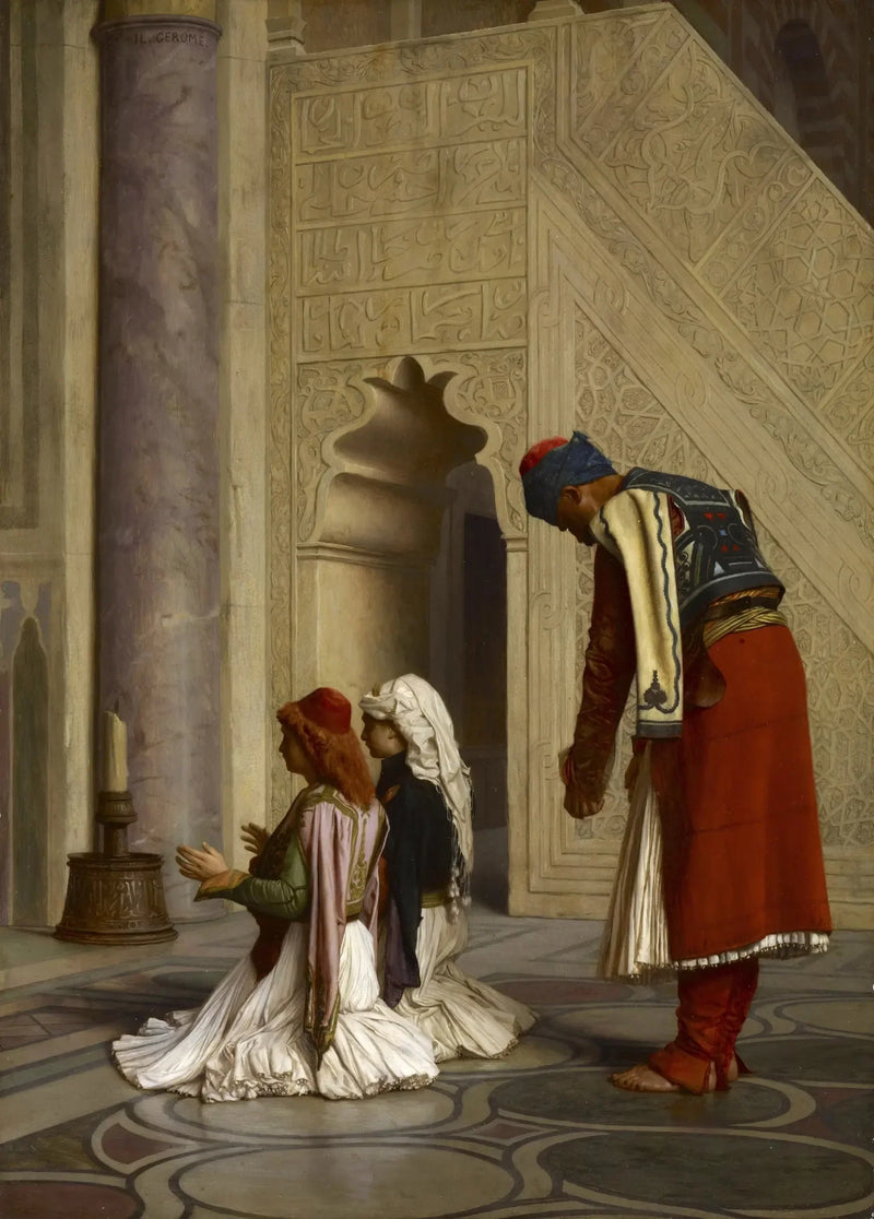 Unge grekere i moskeen - Jean-Léon Gérôme