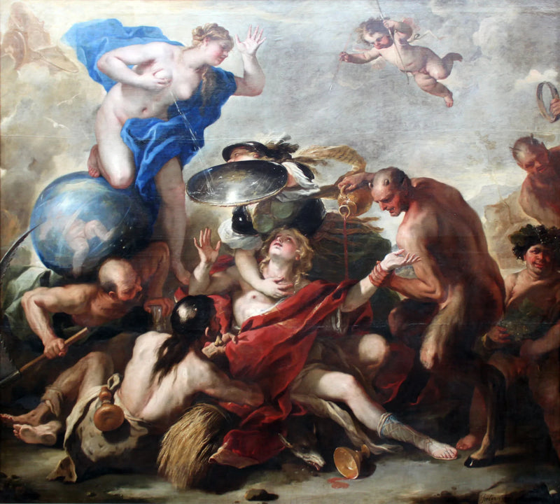 Ungdom fristet av laster - Luca Giordano