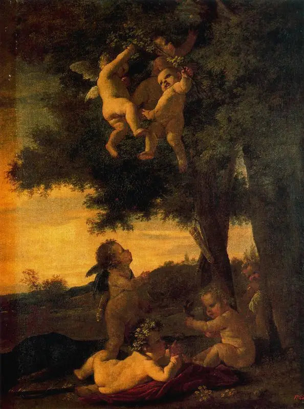 Barneleker og putti - Nicolas Poussin
