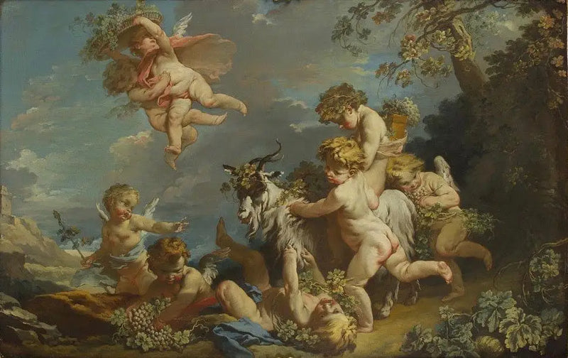 Barnelek eller Høsten - François Boucher