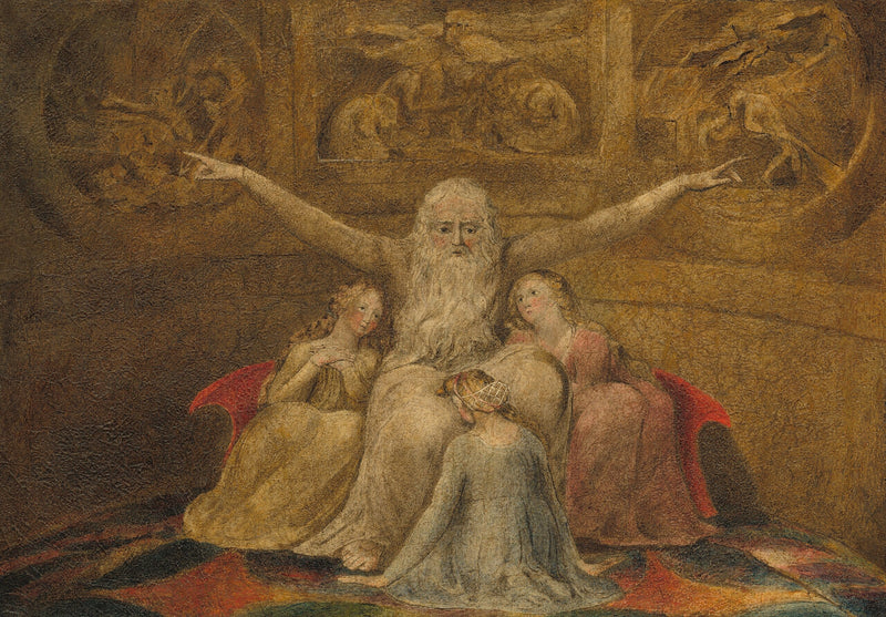 Job og hans døtre - William Blake