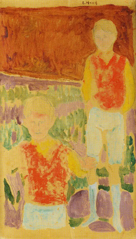 Johan Martin og Sten Stenersen - Edvard Munch