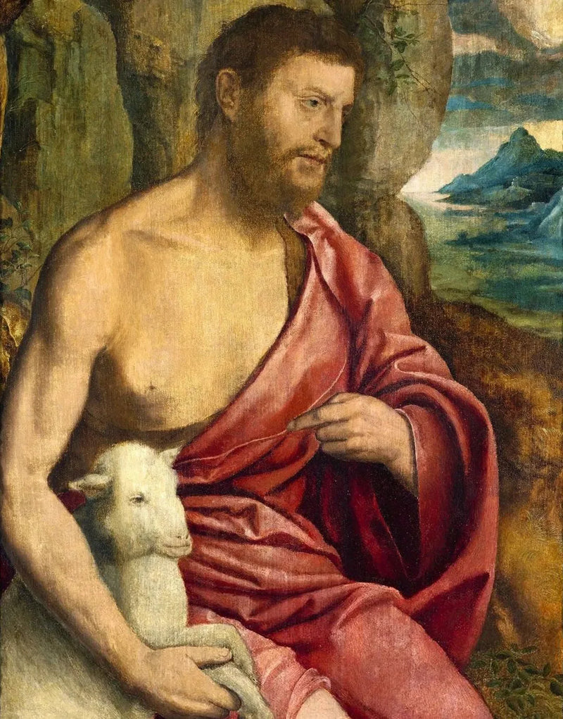 Johannes Døperen. - Joos van Cleve