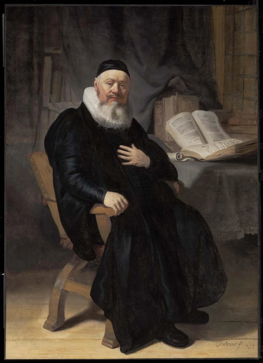 Portrett av Johannes Elison - Rembrandt