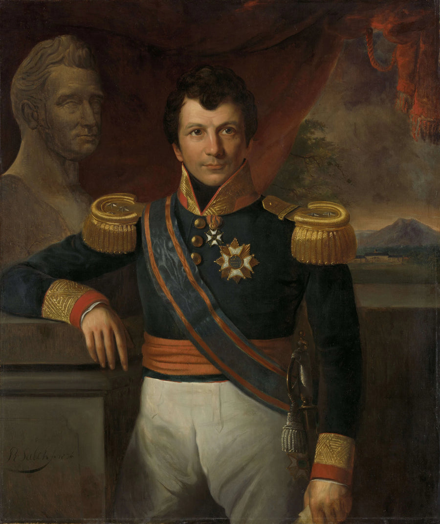 Johannes Graaf van den Bosch (1780-1844). Gouverneur général (1830-33) - Raden Saleh