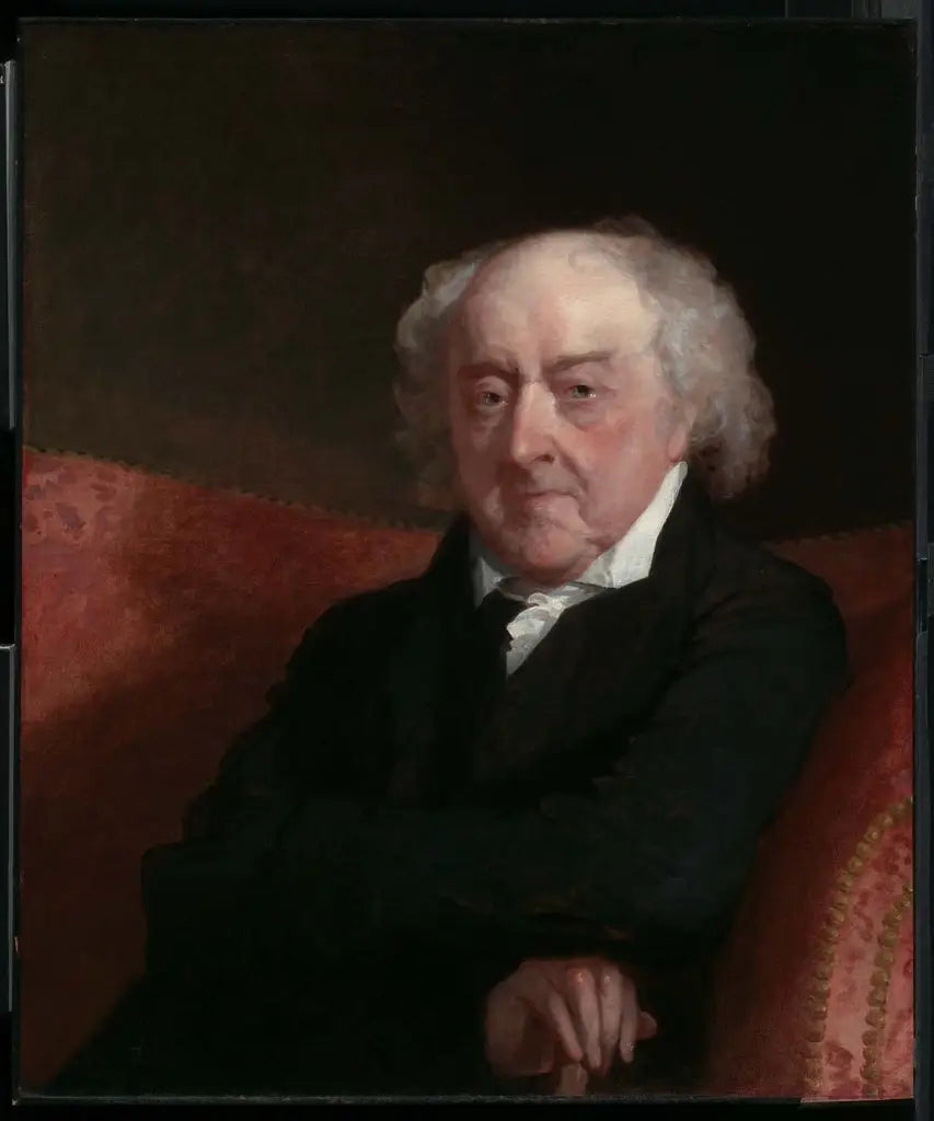 Reproduksjon av maleri - "The Peaceable Kingdom" av Edward Hicks

Source:
John Adams - Gilbert Stuart