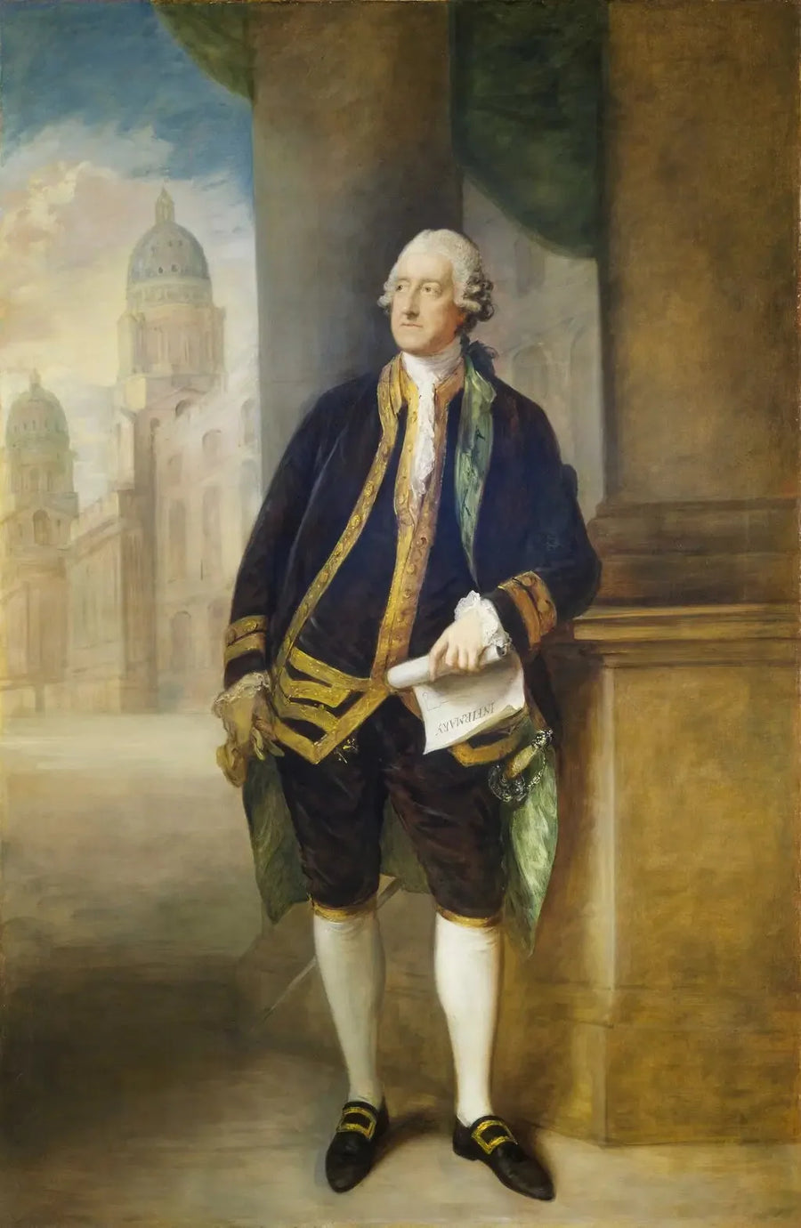 John Montagu, 1718-1792, 4. greve av Sandwich, første Lord av Admiralitetsdepartementet - Thomas Gainsborough

Source:
John Montagu, 1718-1792, 4e comte de Sandwich, 1er Lord de l'Amirauté