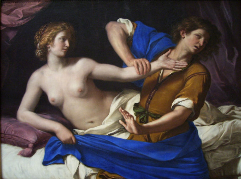 Joseph og Potifars kone - Guercino