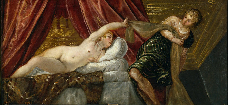 Joseph og Putifars kone - Jacopo Tintoretto
