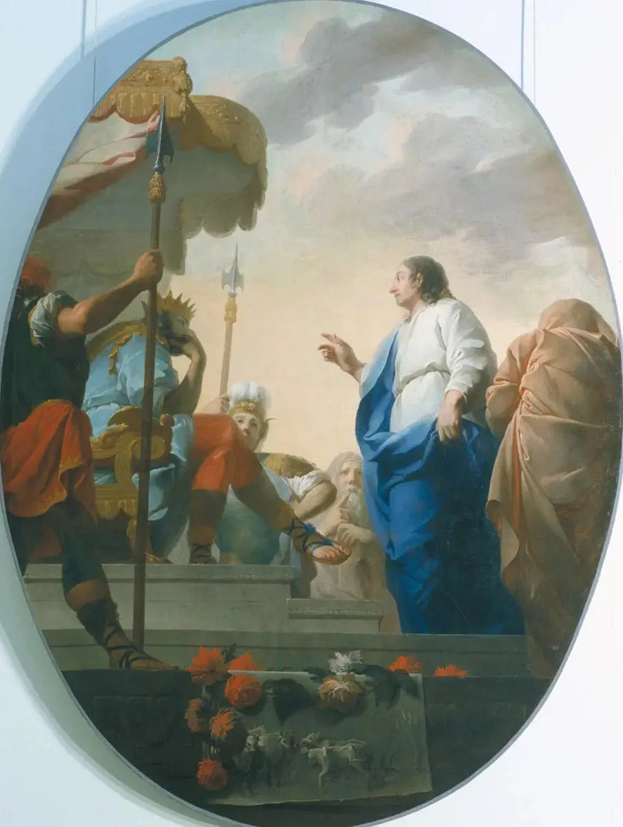 Joseph forklarer faraos drømmer - Pierre Subleyras