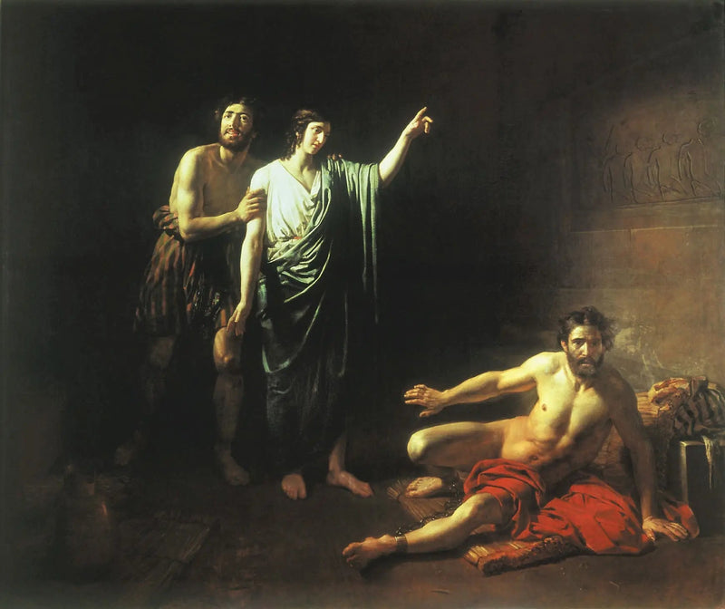 Joseph tolker drømmer fra butleren og bakeren - Alexandre Ivanov

Source:
Joseph interprète les rêves du majordome et du boulanger - Alexandre Ivanov