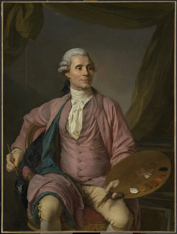 Joseph-Marie Vien (1716-1809), peintre. - Joseph Siffred Duplessis