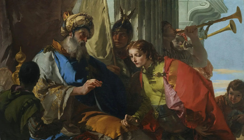 Joseph mottar Faraos ringen - Giovanni Battista Tiepolo