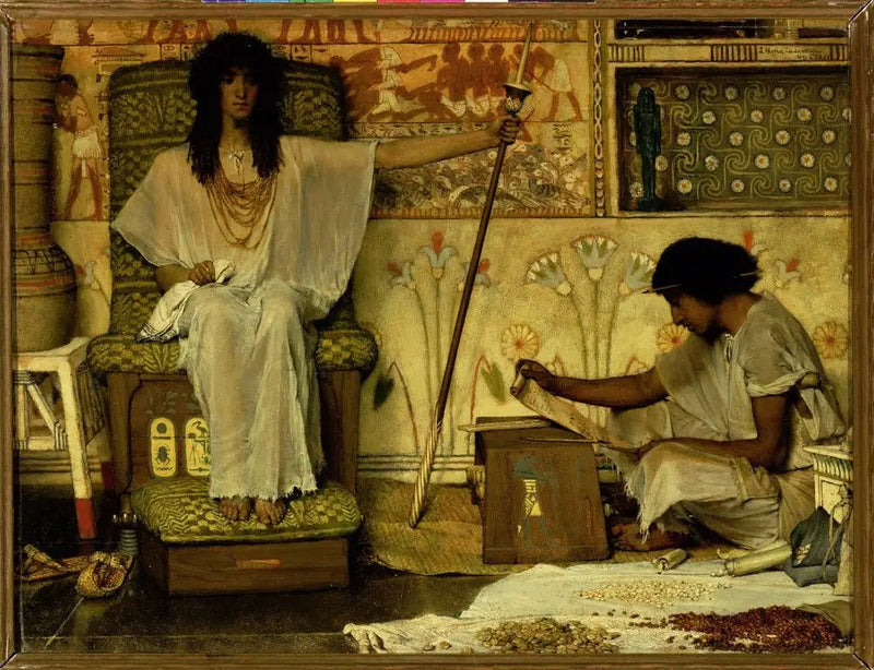 Joseph, tilsynsmann for faraos lagerhus - Lawrence Alma-Tadema