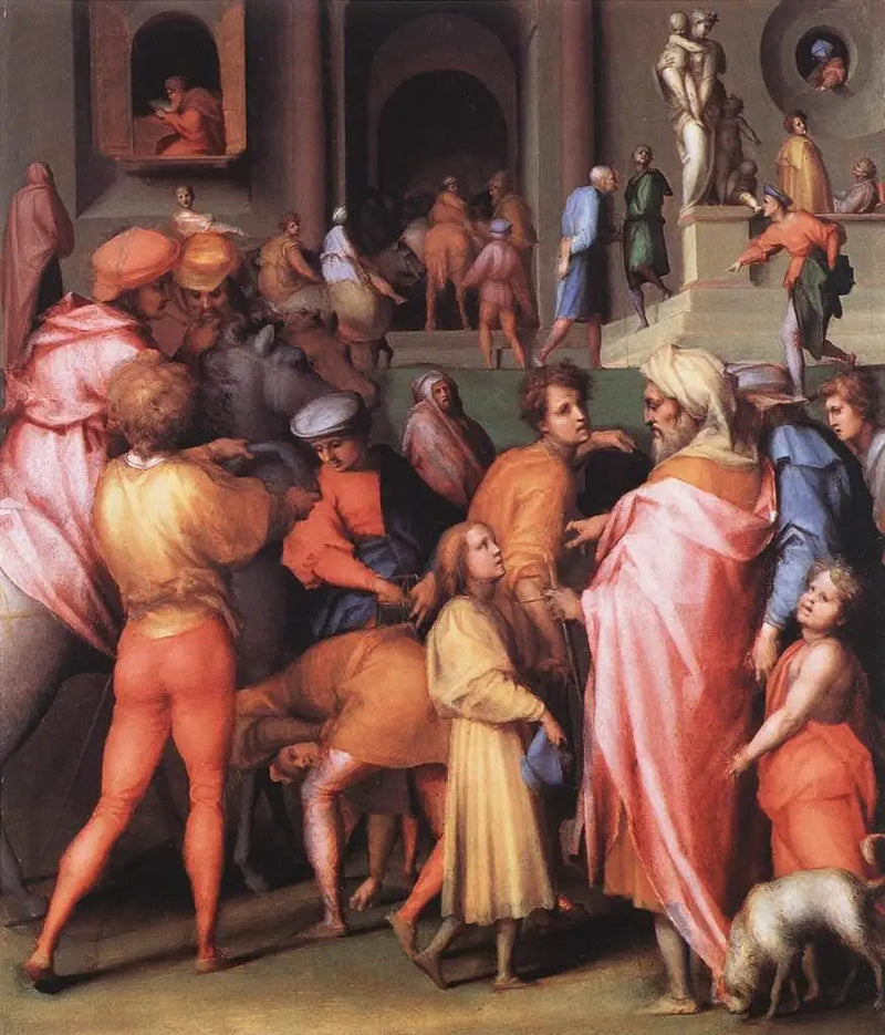 Joseph solgt til Potifar - Pontormo