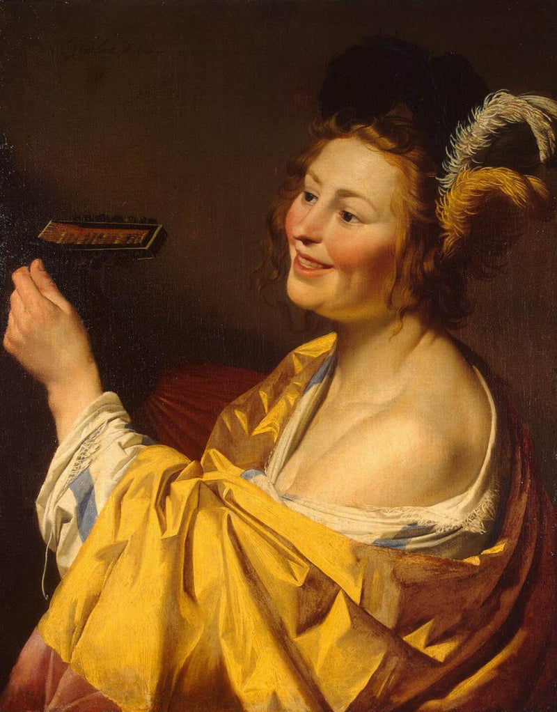 Gitarspiller - Gerrit van Honthorst