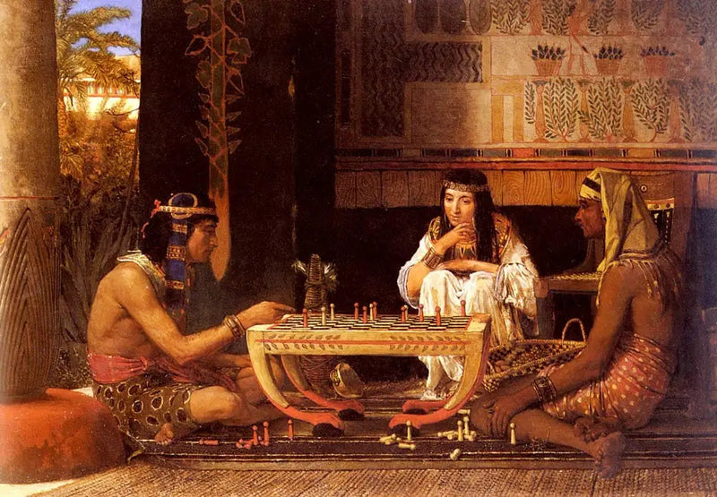 Egyptiske sjakkspillere - Lawrence Alma-Tadema