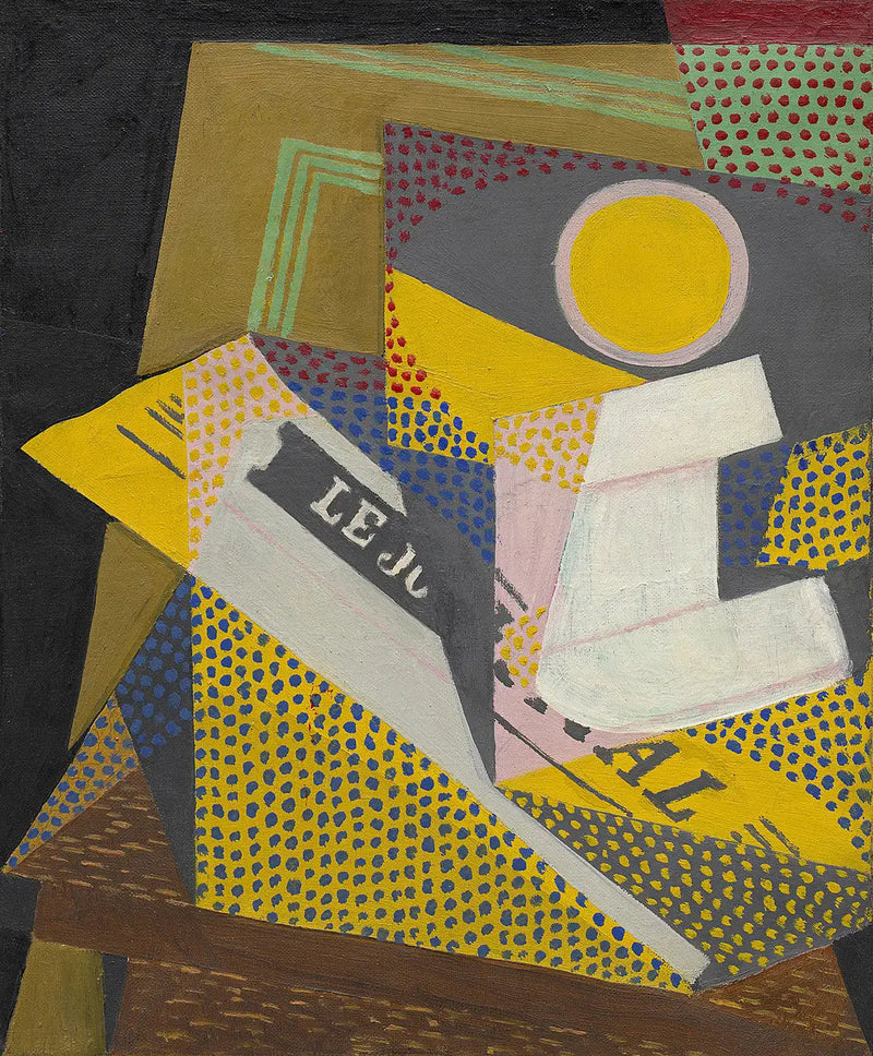 Journal og fruktfat - Juan Gris