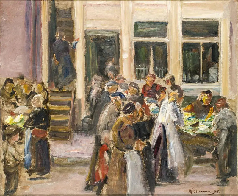 Judengasse i Amsterdam - Max Liebermann