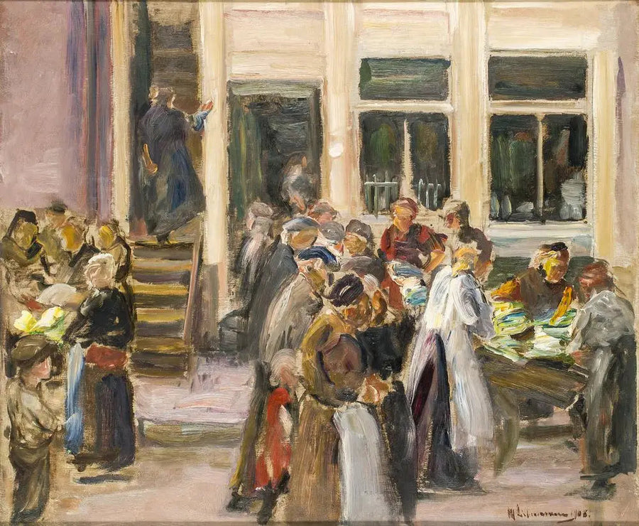 Judengasse i Amsterdam - Max Liebermann