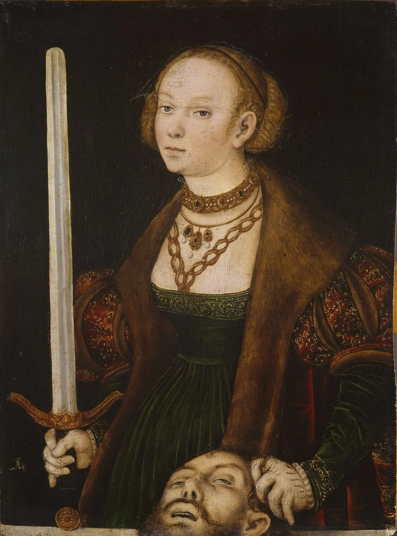 Judith med Holofernes' hode - Lucas Cranach den eldre