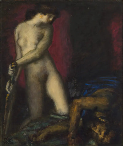 Reproduction du tableau « Judith et Holopherne II - Franz Von Stuck » par Alpha Reproduction en peinture à l’huile