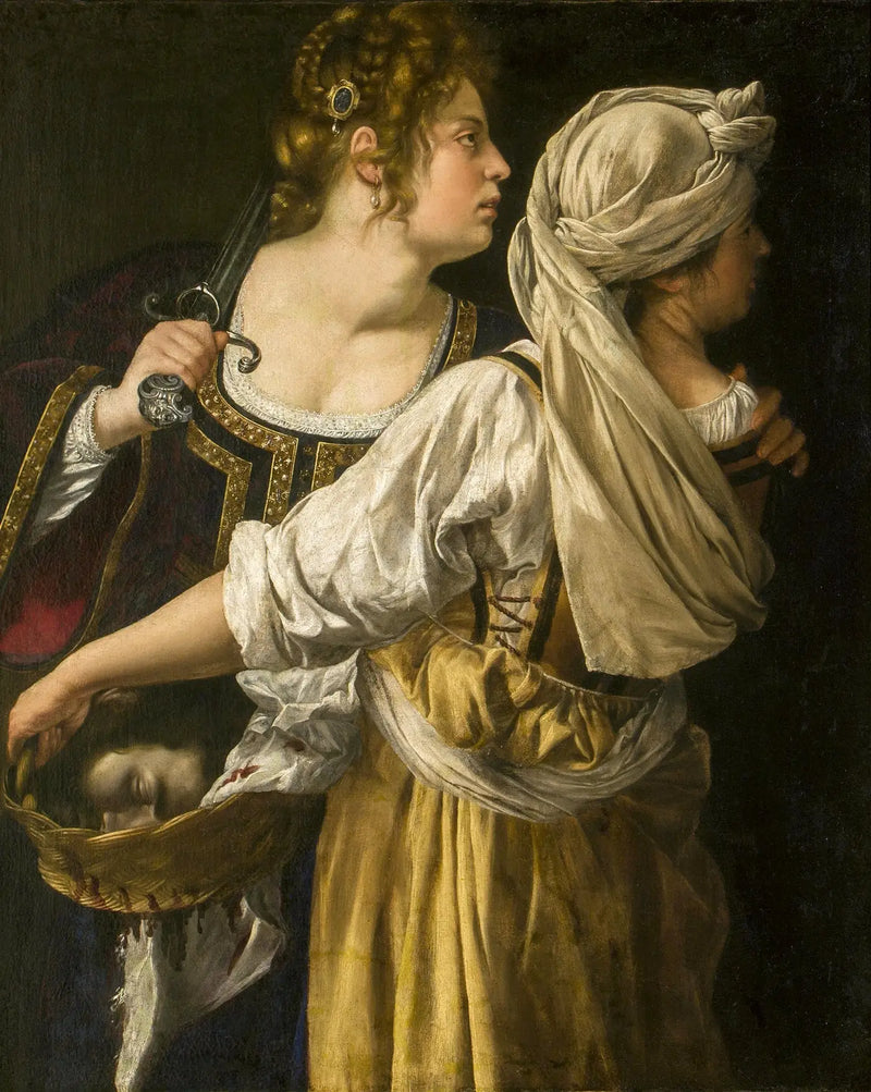 Judith og hennes tjenestepike - Artemisia Gentileschi