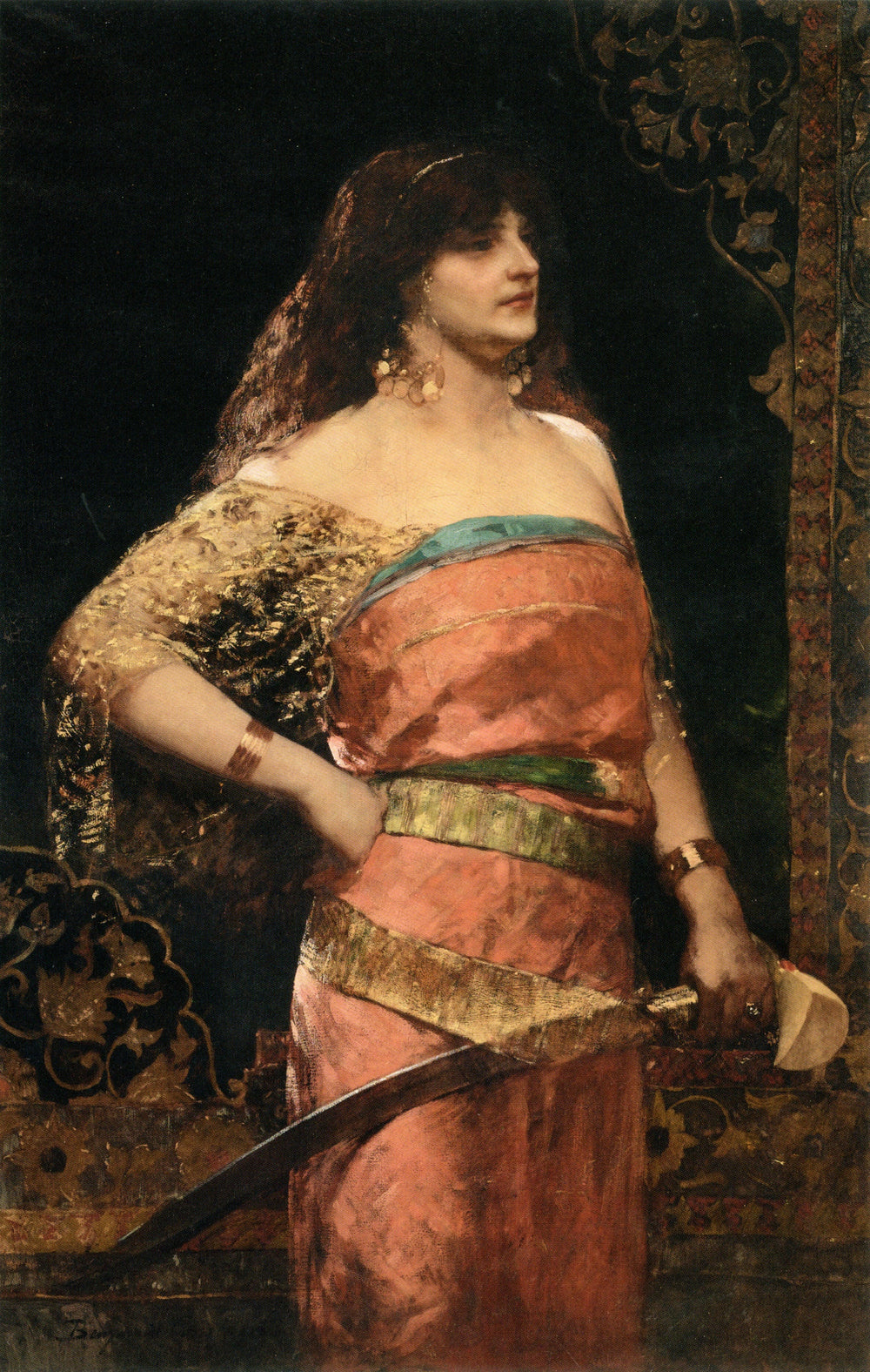 Judith - Jean-Joseph Benjamin-Constant image 1 reproduction de peinture à l’huile