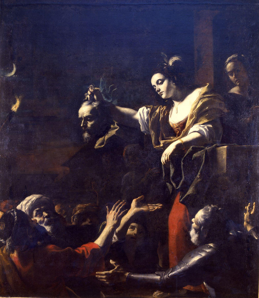 Judith som viser Holofernes' hode - Mattia Preti