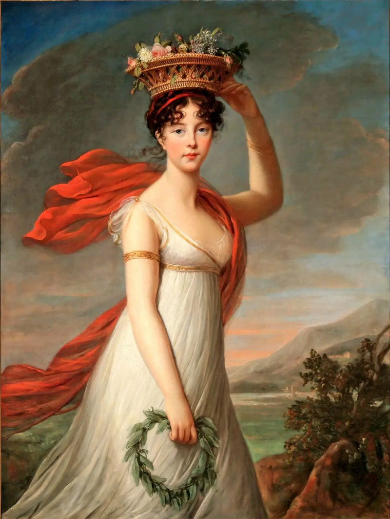 Julie i rollen som Flora, den romerske blomstergudinnen - Élisabeth Vigée Le Brun

Source:
Julie dans le rôle de Flora, déesse romaine des fleurs - Élisabeth Vigée Le Brun