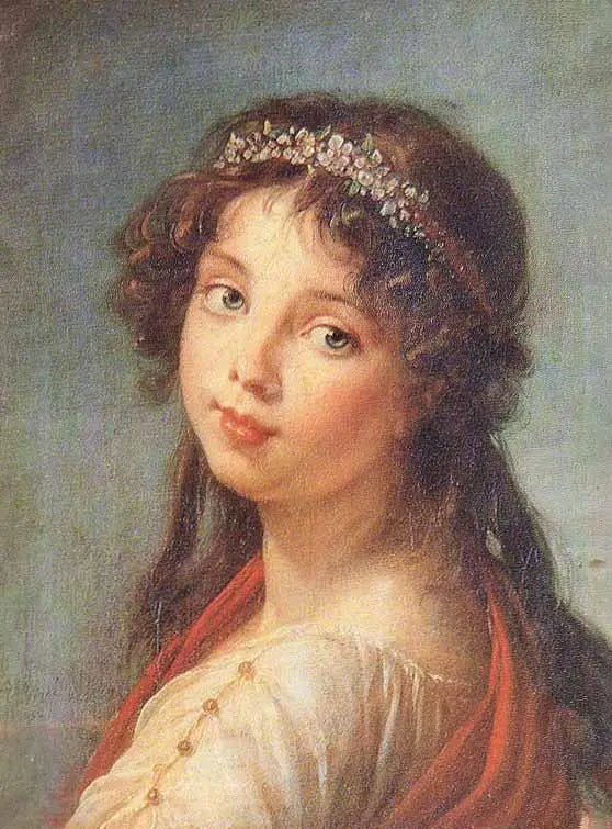 Julie Lebrun regardant par-dessus son épaule - Élisabeth Vigée Le Brun - Alpha Reproduction