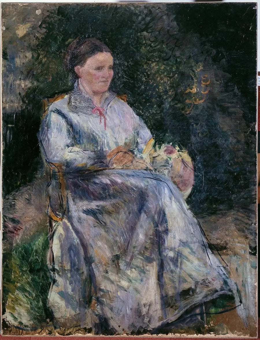 Julie Pissarro i hagen - Camille Pissarro