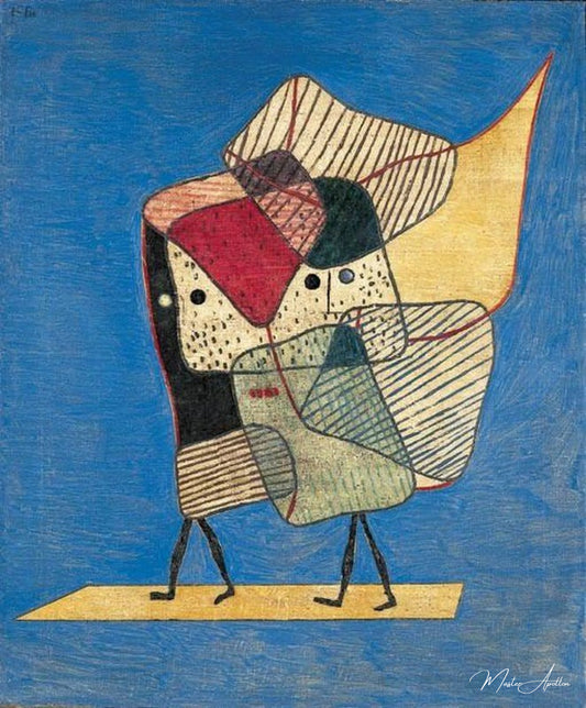 Jumeaux - Paul Klee - Reproductions de tableaux et peintures haut de gamme