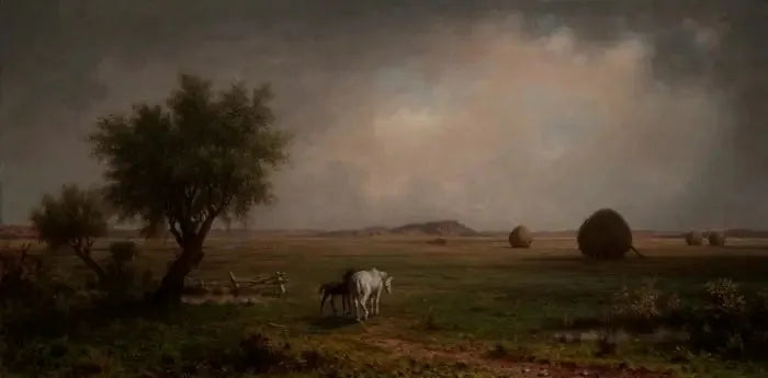 Hest og føll i en sump - Martin Johnson Heade

Source:
Jument et Poulain dans un marais - Martin Johnson Heade