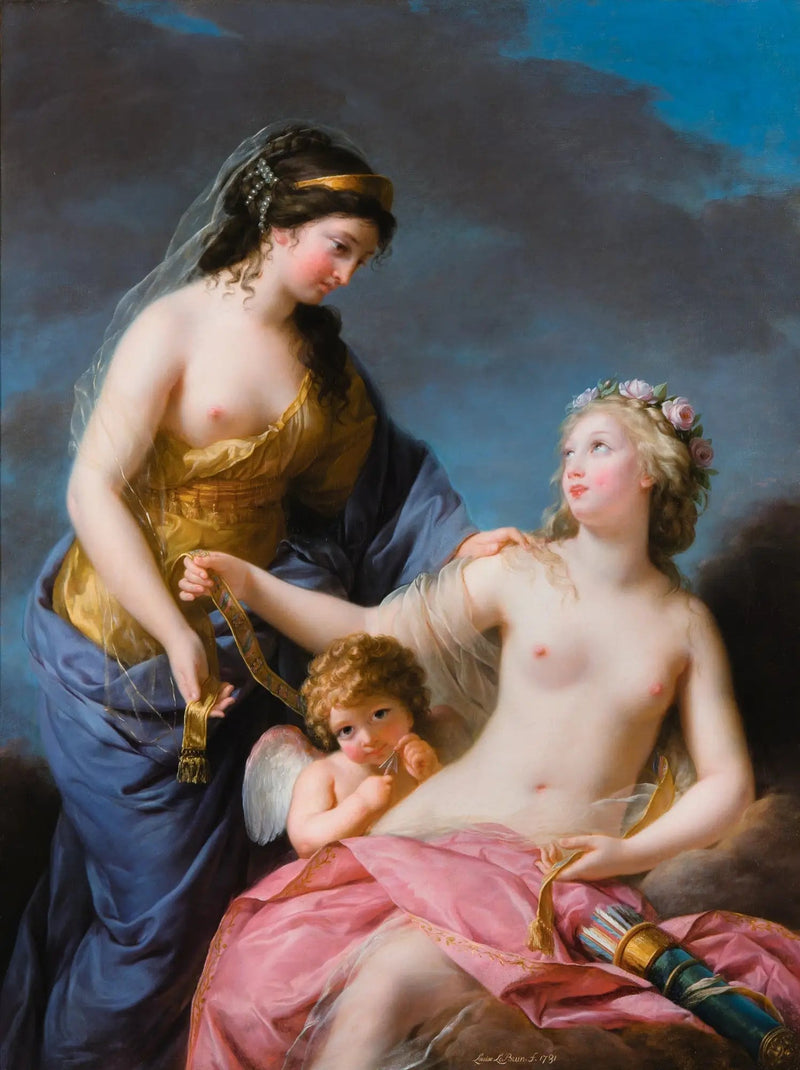 Junon ber Venus om å låne sin magiske belte

Source:
Junon demandant à Vénus de lui prêter sa ceinture magique - Élisabeth Vigée Le Brun